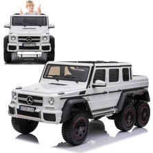 Elit Akülü Araba Mercedes Benz Akülü Araba 12 Volt Kauçuk Teker 6x6