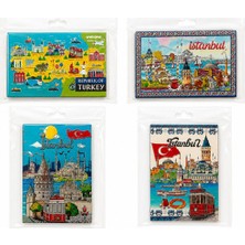 Istanbul Temalı Silikon Buzdolapı Süsü Magnet