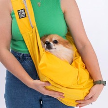 AyrStore Pawstar Sarı Crossbody Küçük Irk Köpek Çapraz Taşıma Çantası