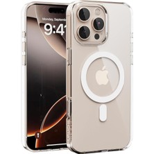 URUCHI Uruchı iPhone 13/14 Için Magsafe ile Uyumlu Kılıf, Manyetik Şeffaf Kılıf, Sararma Karşıtı Koruyucu,