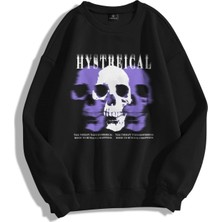 Tarzsokak Unisex Hysterical Bisiklet Yaka Sweatshirt Siyah