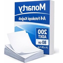 Esranın Dünyası A4 Fotokopi Kağıdı, 200 Sayfa, Beyaz, Yazıcı ve Fotokopi Uyumlu