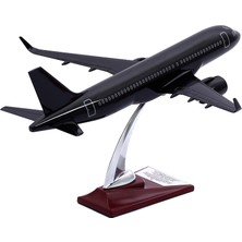 Zek Upp Zekupp Airbus A320, 1/100 Thy Siyah Renkli Uçak Maketi (ZU-UCK0112)
