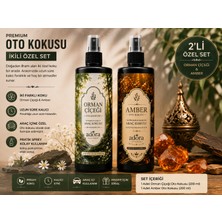 Adora Diadem Oto Kokusu Orman Çiçeği ve Oto Kokusu Amber 200 ml Ikili Set