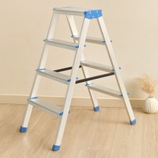 Zenviaa Çift Basamaklı Alüminyum Merdiven 115 cm (5+5) ZENVIAA365423