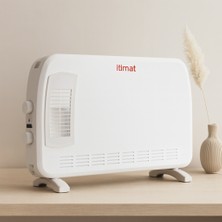 Zenviaa Konvektör Isıtıcı 2000W (3 Kademe, Ayarlı Termostat) - Büyük Boy ZENVIAA365423