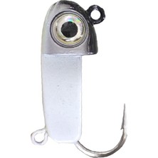 Seabor Lily Shad 60GR Jig Head (2 Ad) Whıte Glow