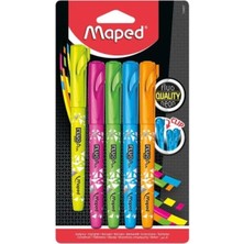 Maped Fluo Pen Kalem Tipi Fosforlu Kalem 5'li Blister (734027)