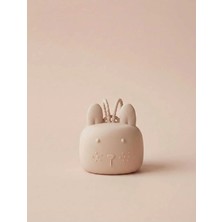 My Balli Store 1 Adet Tavşan Figürlü Silikon Emzik Kılıfı Kutusu (Pembe)
