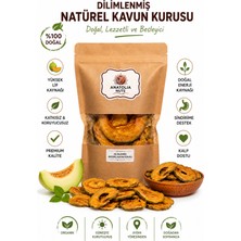 Anatolia Nuts Natürel Kavun Kurusu – Dilimlenmiş Kurutulmuş Kavun – Kuru Meyve Atıştırmalık