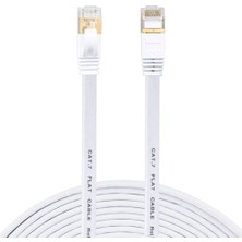 1001 Cat7 Ethernet RJ45 Modem Internet Kablosu 10 Gbps 600 Mhz Flat Kablo 3 Metre 4257
