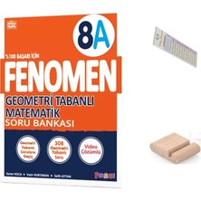 Fenomen Yayıncılık 8.sınıf 8A Geometri Tabanlı Soru Bankası Lgs 2027+ÇÖZÜM Ayracı+Telefon Tutucu