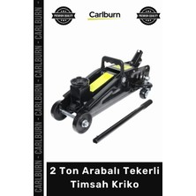 Carlburn #kriko Hidrolik Profesyonel Oto Tamir Bakım Servis Ekipmanı 2 Ton Arabalı Tekerli Timsah Kriko