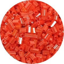TeOra Store Kesme Cam Boncuk 2mm - 20 Gram - Mercan Kırmızı -BNC310