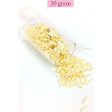 TeOra Store Uzun Boru Kesme Boncuk Çap 2mm Uzunluk 10 mm - 4 Renk - Toplam 80 Gram - BNC428
