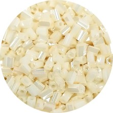 TeOra Store Kesme Cam Boncuk 2mm - 20 Gram - Krem -BNC336