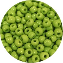 TeOra Store Dökme Cam Kum Boncuk (8/0) 3 mm - 20 Gram - Ihlamur Yeşili - BNC164