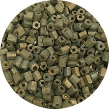 TeOra Store Kesme Cam Boncuk 2mm - 20 Gram - Mat Asker Yeşili -BNC317