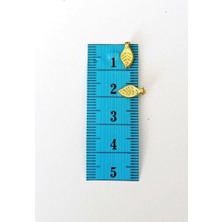 TeOra Store Oya Abiye Bileklik Kolye Pleksi Metalik Plastik Pul Altın Renk 8 Gram 130 Adet - BNC475