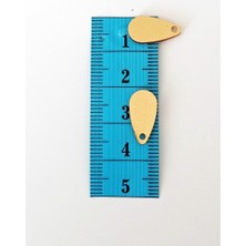 TeOra Store Oya Abiye Bileklik Kolye Pleksi Metalik Plastik Pul Altın Renk 8 Gram 50 Adet - BNC484