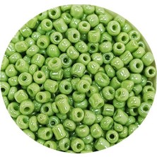 TeOra Store Dökme Cam Kum Boncuk (11/0) 2 mm - 60 Gram -  Açık Yeşil - BNC038