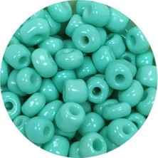 TeOra Store Dökme Cam Kum Boncuk Büyük Boy (6/0) 4 mm - 60 Gram - Açık Yeşil - BNC124
