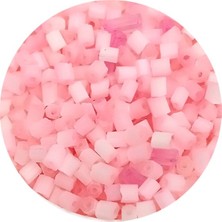 TeOra Store Kesme Cam Boncuk 2mm - 60 Gram - Şeker Pembe - BNC398