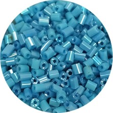 TeOra Store Kesme Cam Boncuk 2mm - 60 Gram - Camgöbeği Mavi - BNC395