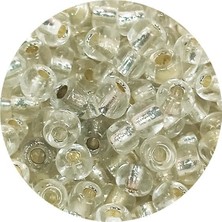 TeOra Store Dökme Cam Kum Boncuk Büyük Boy (6/0) 4 mm - 20 Gram - Şeffaf - BNC086