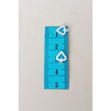 TeOra Store Oya Abiye Bileklik Kolye Pleksi Metalik Plastik Pul Gümüş Renk 8 Gram 100 Adet - BNC511