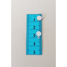 TeOra Store Oya Abiye Bileklik Kolye Pleksi Metalik Plastik Pul Gümüş Renk 24 Gram 300 Adet - BNC578