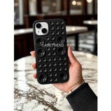 Case Trend iPhone (15) Uyumlu Vantuzlu Bubble Kılıf