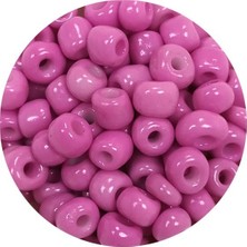TeOra Store Dökme Cam Kum Boncuk Büyük Boy (6/0) 4 mm - 20 Gram - Koyu Pembe - BNC091