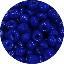 TeOra Store Dökme Cam Kum Boncuk Büyük Boy (6/0) 4 mm - 20 Gram - Koyu Mavi - BNC103
