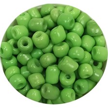 TeOra Store Dökme Cam Kum Boncuk Büyük Boy (6/0) 4 mm - 20 Gram - Yeşil - BNC072