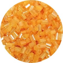TeOra Store Kesme Cam Boncuk 2mm - 60 Gram - Şeffaf Açık Sarı - BNC383