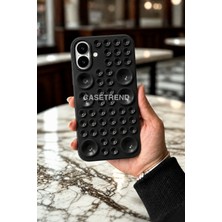 Case Trend iPhone (16) Uyumlu Vantuzlu Bubble Kılıf
