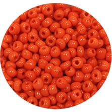TeOra Store Dökme Cam Kum Boncuk (11/0) 2 mm - 60 Gram -  Turuncu - BNC048