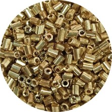TeOra Store Kesme Cam Boncuk 2mm - 20 Gram - Gold -BNC308