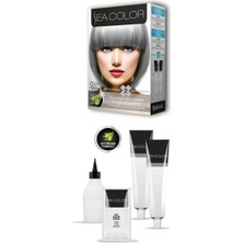 TeOra Store 2 Tüp Krem Saç Boyası Seti Füme Gri No:0.01