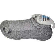 TeOra Store Gri Erkek Görünmez Çorap 12 Çift Mudanis