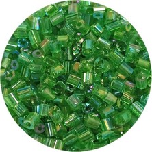 TeOra Store Kesme Cam Boncuk 2mm - 60 Gram - Şeffaf Yeşil - BNC355
