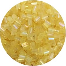 TeOra Store Kesme Cam Boncuk 2mm - 60 Gram - Şeffaf Sarı - BNC351