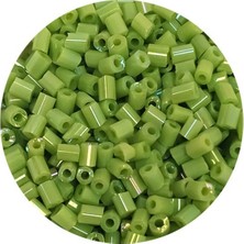 TeOra Store Kesme Cam Boncuk 2mm - 20 Gram - Yeşil -BNC325