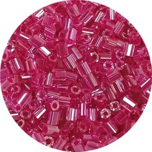 TeOra Store Kesme Cam Boncuk 2mm - 60 Gram - Şeffaf Pembe - BNC382