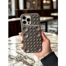 Case Trend iPhone (16 Pro Max) Uyumlu Vantuzlu Bubble Kılıf