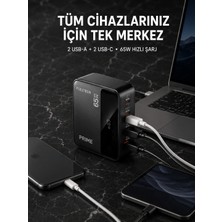 4 Portlu Gan Masaüstü Hızlı Şarj Istasyonu - Lisinya