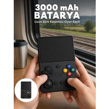 Retro Taşınabilir Oyun Konsolu 3.5 Inç IPS Ekran 26 Emülatör Destekli 64GB El Tipi Oyun Cihazı - Lisinya