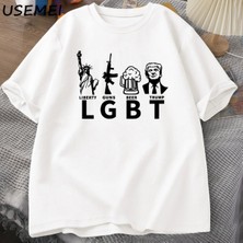 Tarzsokak " Liberty Beer Trump T-Shirt Keep America Great Maga Tshirts Casual Cotton Short Sleeve G 2966
