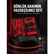 17 Parçalık Profesyonel Manikür Seti – Paslanmaz Çelik Yeni Nesil - Lisinya